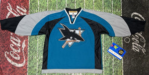 VTG ccm Hockey San Jose Sharks NHL Jersey 2x