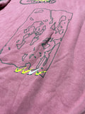 7369 Nike Just Do It Spelled Out Pink Face Swoosh Sweater Hoodie Long Sleeve