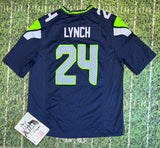 Seattle Seahawks Marshawn Lynch Football Nfl Nike LIMITED Jersey L 5825