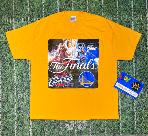 Lebron James Steph Curry Warriors Vs Cavaliers NBA Finals Rap Tee Shirt 8263