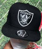 Las Vegas Raiders New Era 59FIFTY Snapback Hat Nfl Football