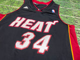NBA Adidas Ray Allen Miami Heat Black #34 Jersey Sz S 13 Basketball 6444
