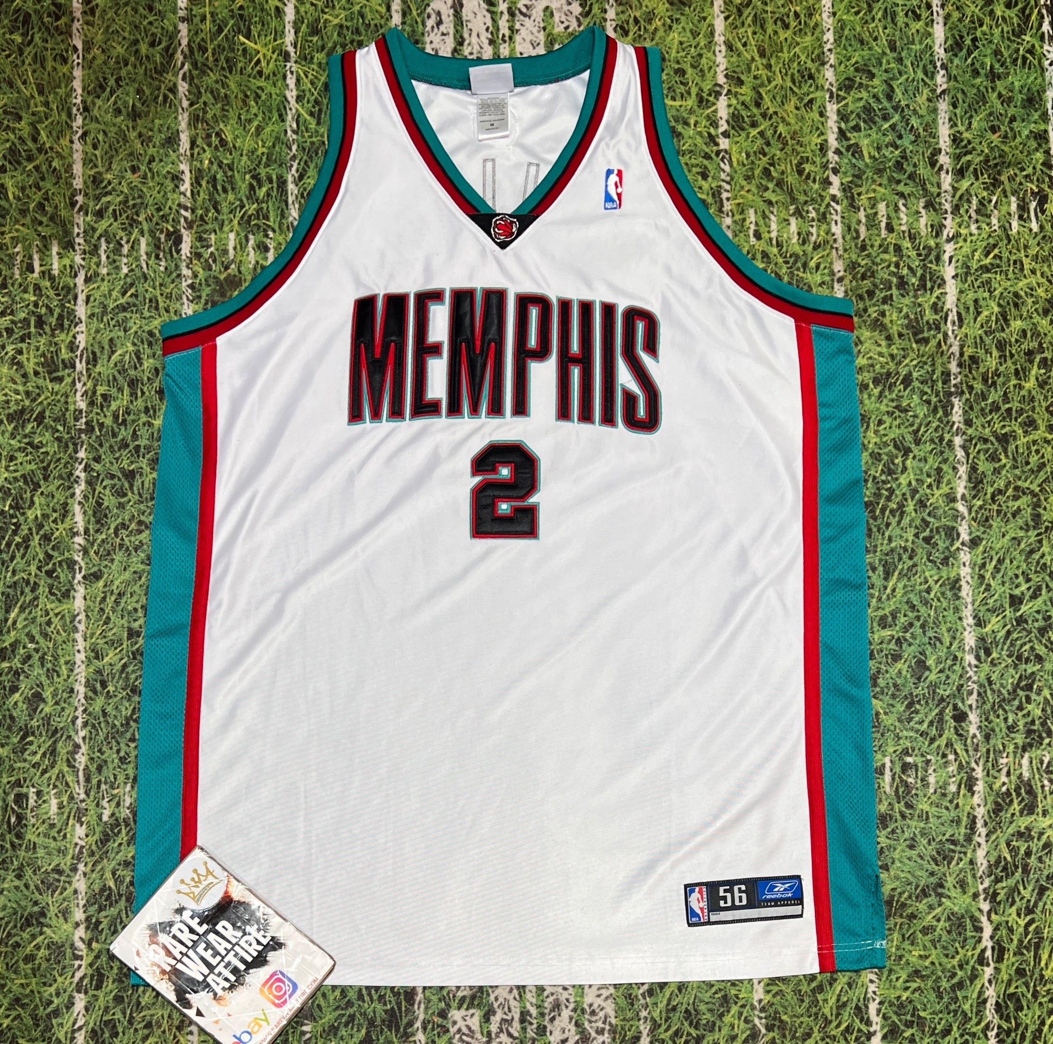 Rare Vintage Reebok NBA Memphis Grizzlies Jason Williams Basketball Je –  Rare_Wear_Attire