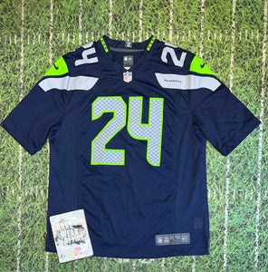 Seattle Seahawks Marshawn Lynch Football Nfl Nike LIMITED Jersey L 5825