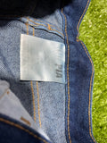 Caltrans Safety High Visibility Blue Jeans Pants 34x30 CALPIA CT Made USA 6931