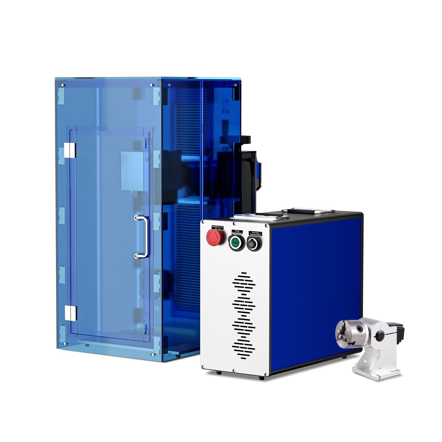 50W Grabadora y Marcador Láser de Fibra para Grabado y Marcado en Metales | F-50