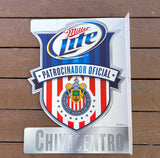 Miller Lite Chivacentro Flange Sign Advertising Nostalgic Distillery Wall Decor