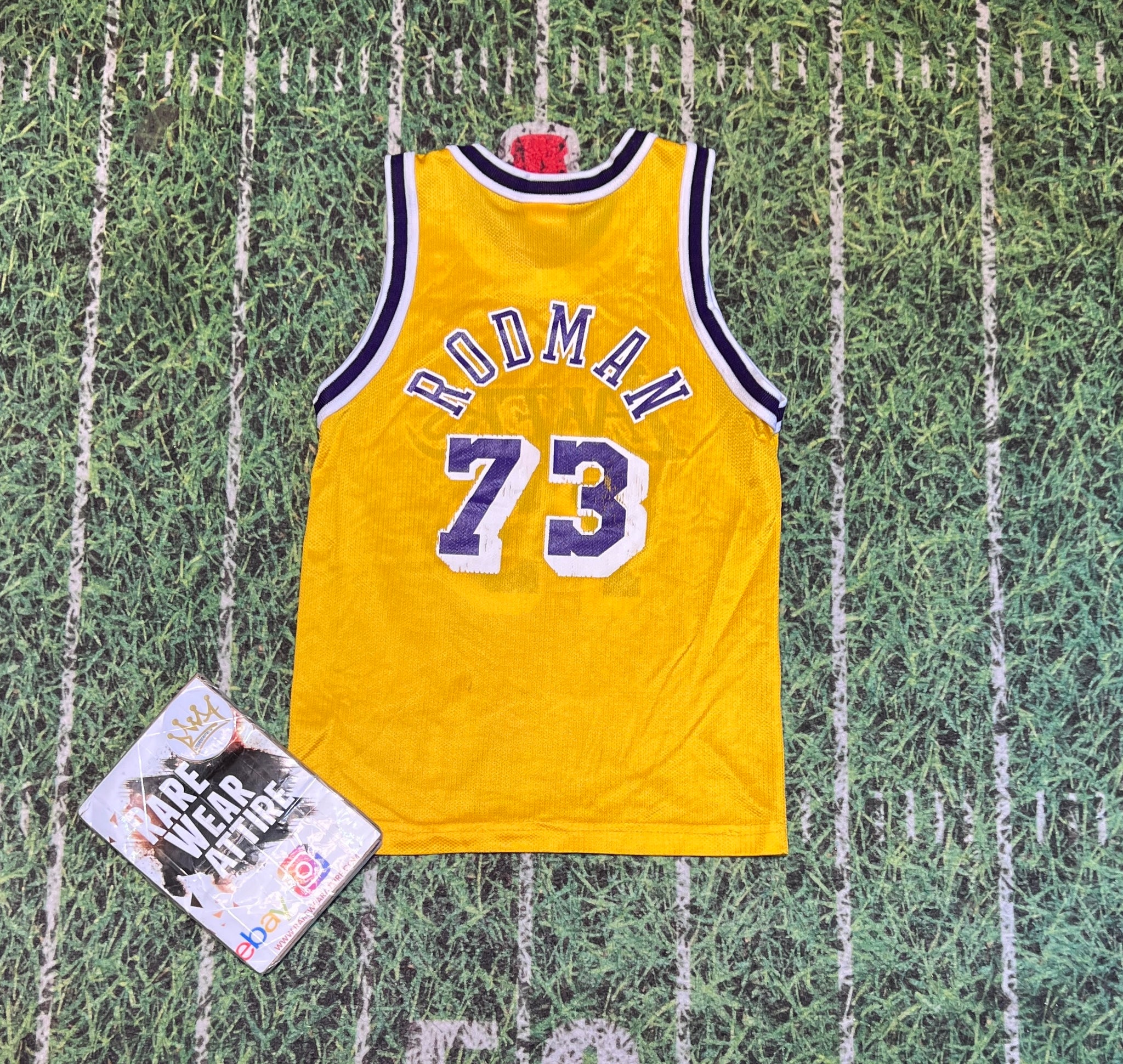 Champion NBA Los Angeles Lakers Dennis Rodman Basketball Jersey S