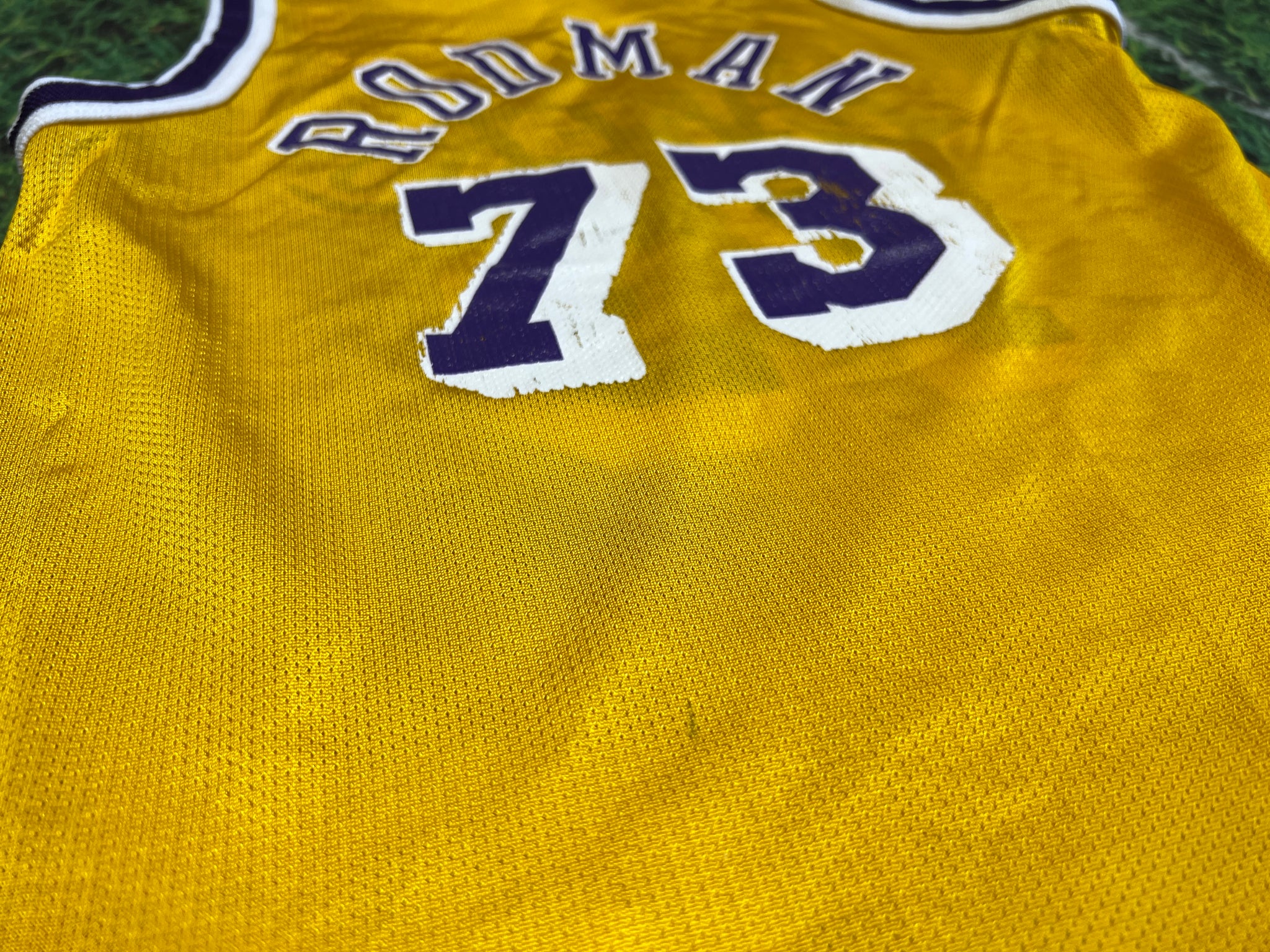 Champion NBA Los Angeles Lakers Dennis Rodman Basketball Jersey S