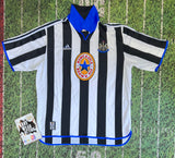 Vintage 2007 Adidas Newcastle Home Jersey Soccer Fc Xxl Rare 6327