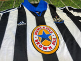 Vintage 2007 Adidas Newcastle Home Jersey Soccer Fc Xxl Rare 6327