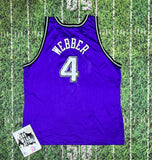 Nba Reebok CHRIS WEBBER #4 Sacramento Kings Jersey Sz 52  Basketball champion