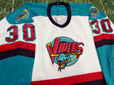 Vintage Bauer IHL Detroit Vipers Hockey Jersey Size Xxl Sergei Samsonov