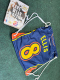 VTG Golden State Warriors Monta Ellis Basketball Jersey Style Drawstring Bag Nba