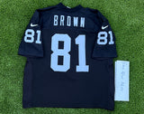 Tim Brown Nike Nfl Football Jersey Sz M Oakland Raiders 5971