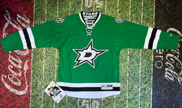 5552 Dallas Stars Road Jersey Nhl Hockey Green Sz M Blank