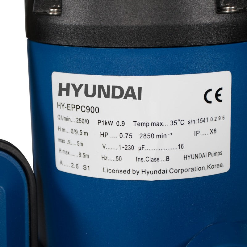 Bomba de aguas limpias HY-EPPC900 Hyundai