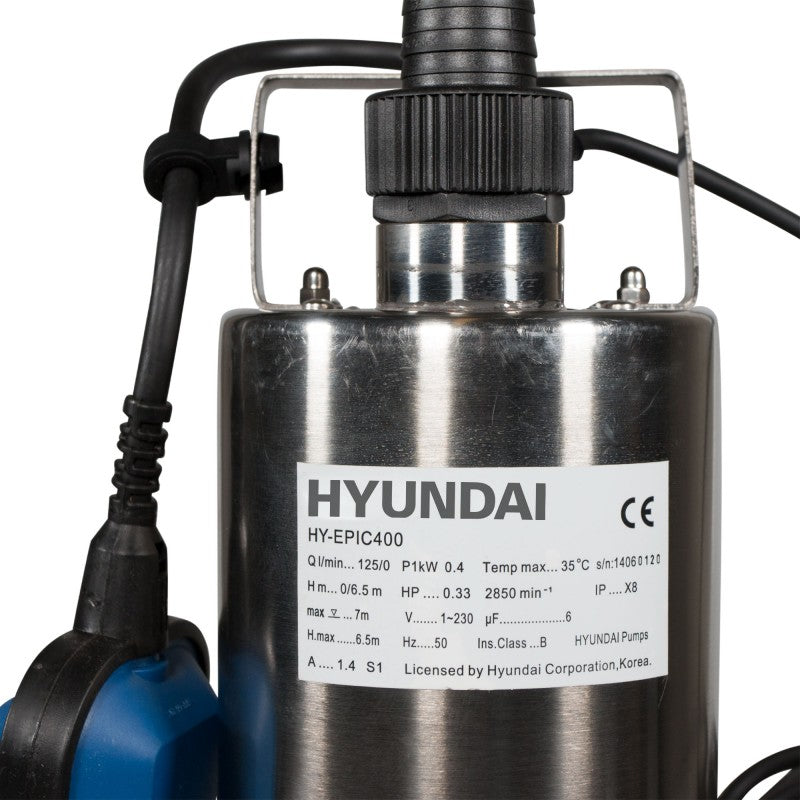 Bomba de aguas limpias HY-EPIC400 Hyundai