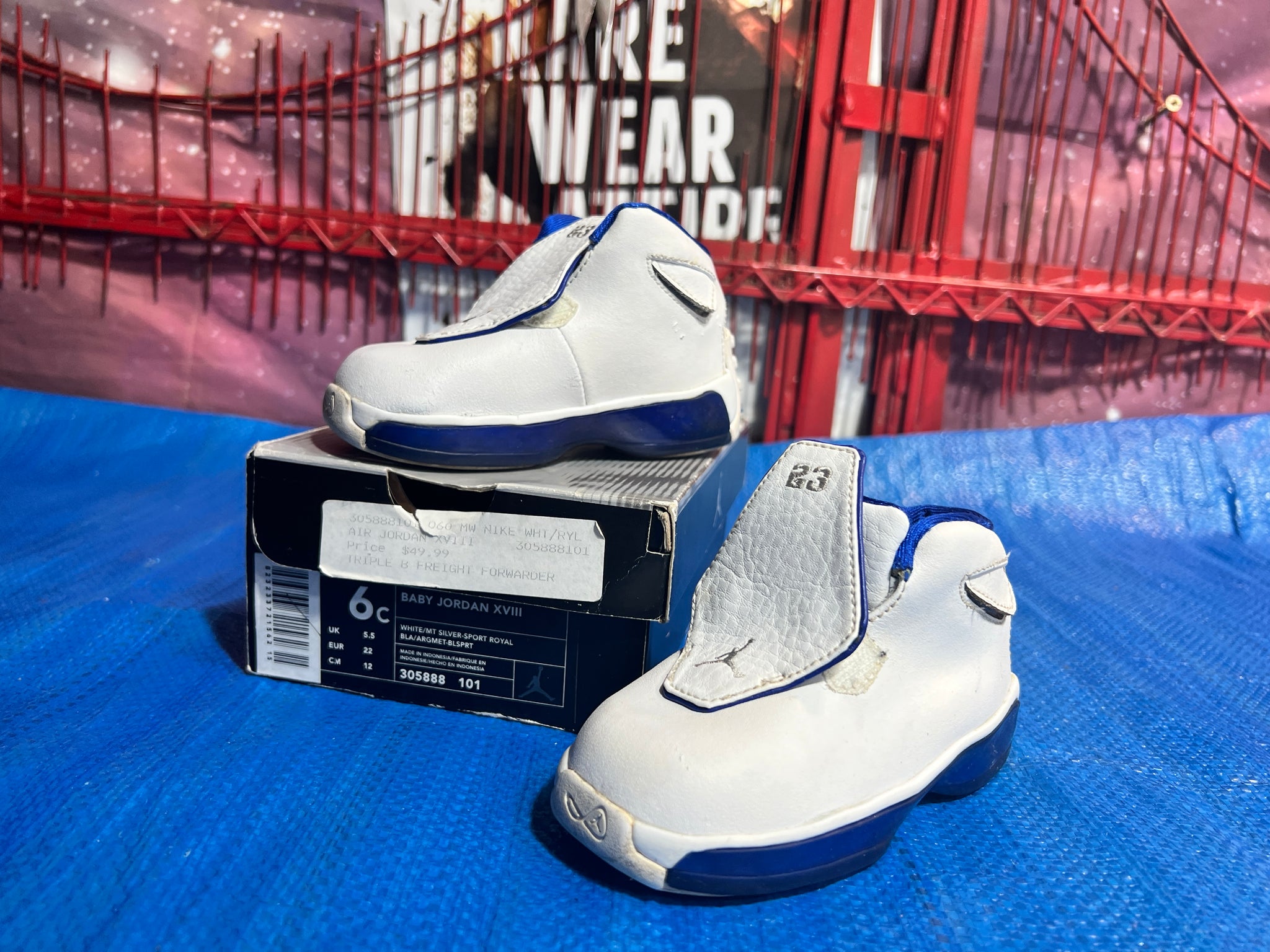 Jordan 18 OG White Sport Royal