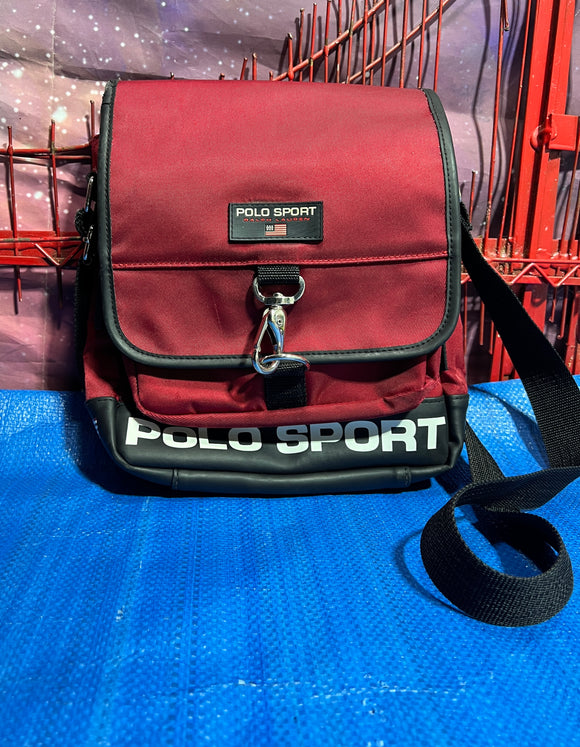 Polo Ralph Lauren Vintage Pink Polo Sport USA Messenger Shoulder Bag |  Grailed