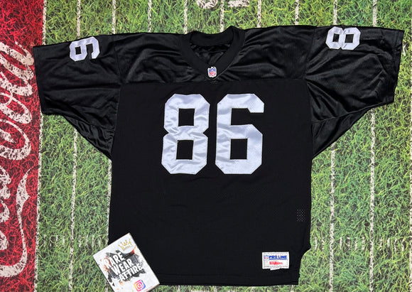 Vintage LA Raiders Oakland Jersey Rocket Ismail #86 NFL Wilson Sz 54 Football