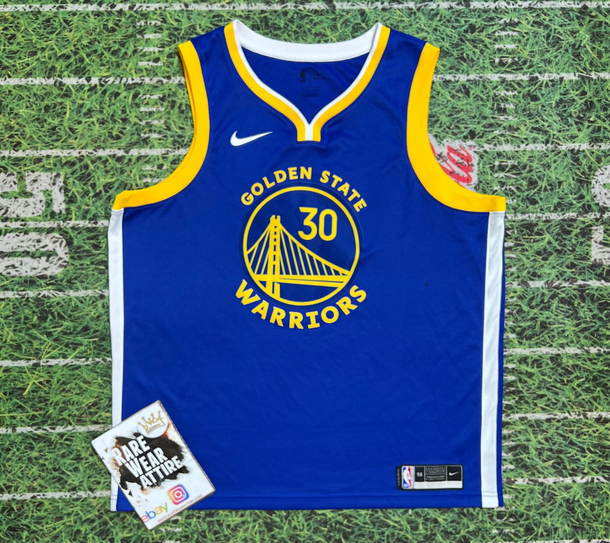 puesta de sol Elegante Cesta Stephen Curry Adidas Golden State Warriors Nike Swingman Jersey 56 Nba –  Rare_Wear_Attire