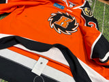 4x Authentic IHL Fort Wayne komets￼ Orange hockey jersey Game Worn Kehler Ak