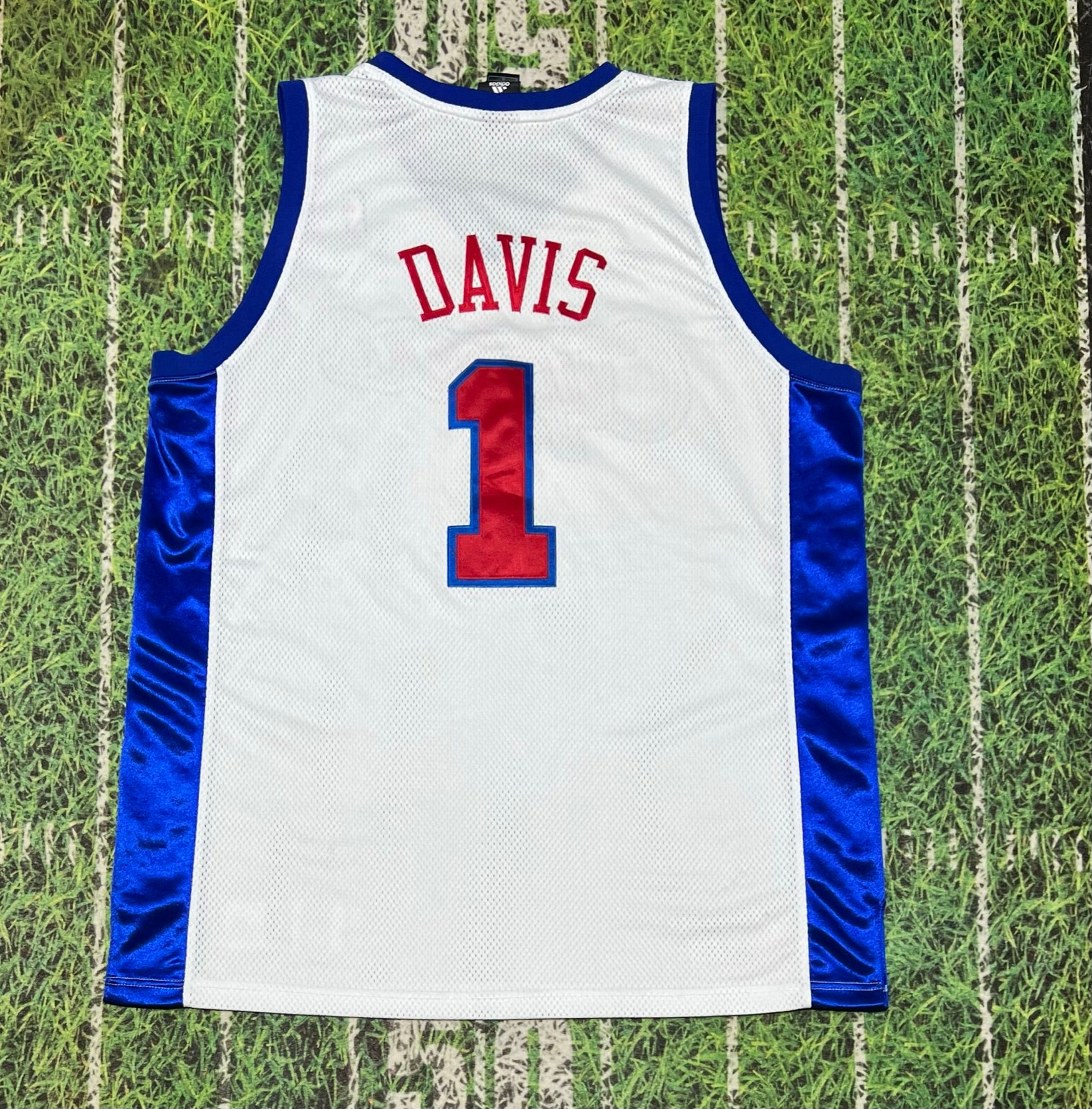 Vintage #1 BARON DAVIS Los Angeles Clippers NBA Adidas Jersey M