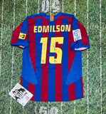Barcelona Edmilson Messi Jersey Nike Soccer Italy Fc Premier Sz Xl Sphere