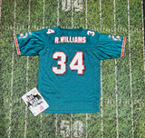 Vintage Reebok Miami Dolphins Ricky Williams Football Jersey kid nfl L