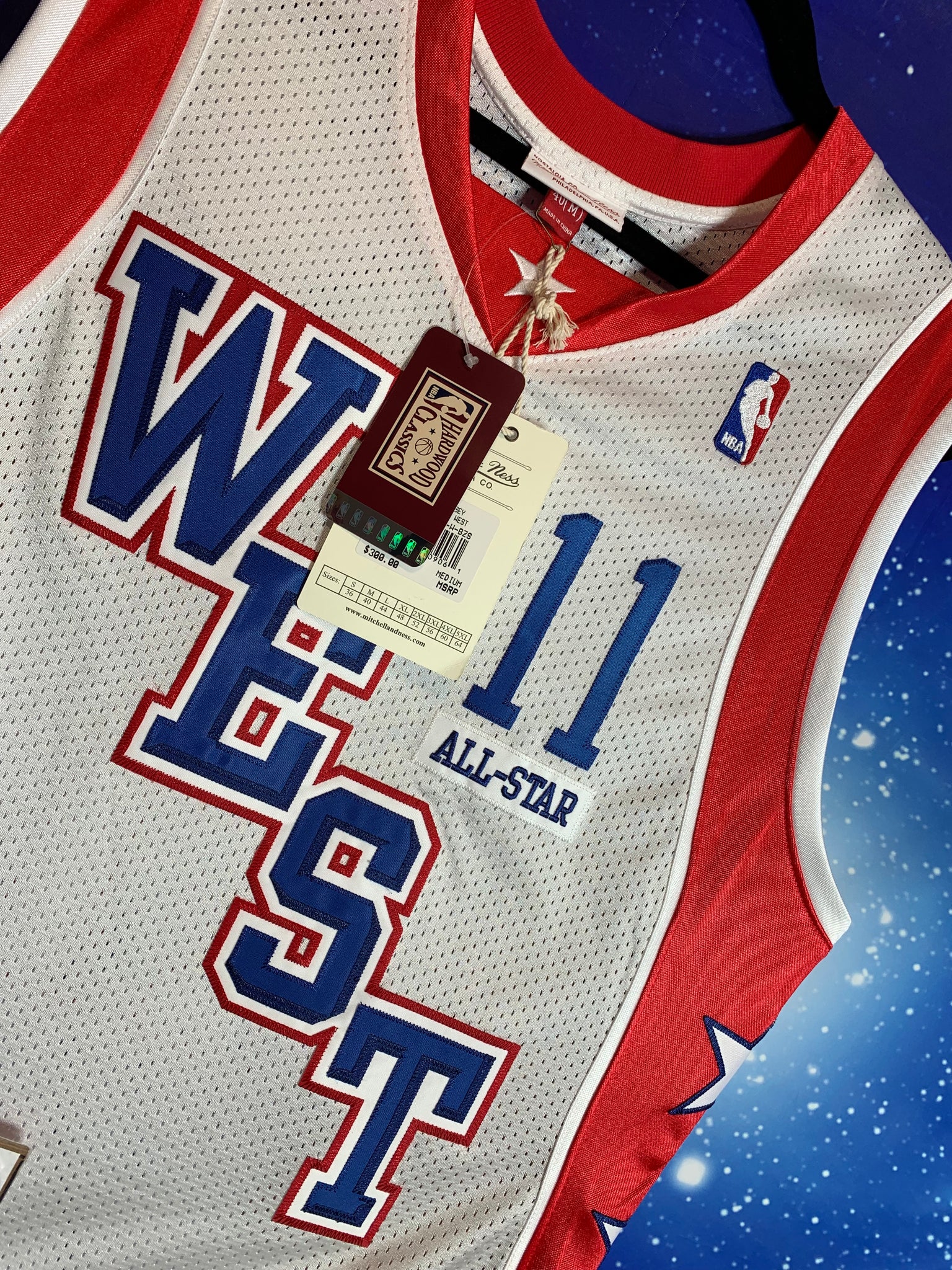 Adidas 2008 NBA West All Star Game Houston Rockets Yao Ming #11 Jersey  Youth M