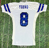 Steve Young Russell Athletic 49ers Jersey Sz 46 +4 Cougars Ncaa Byu Football