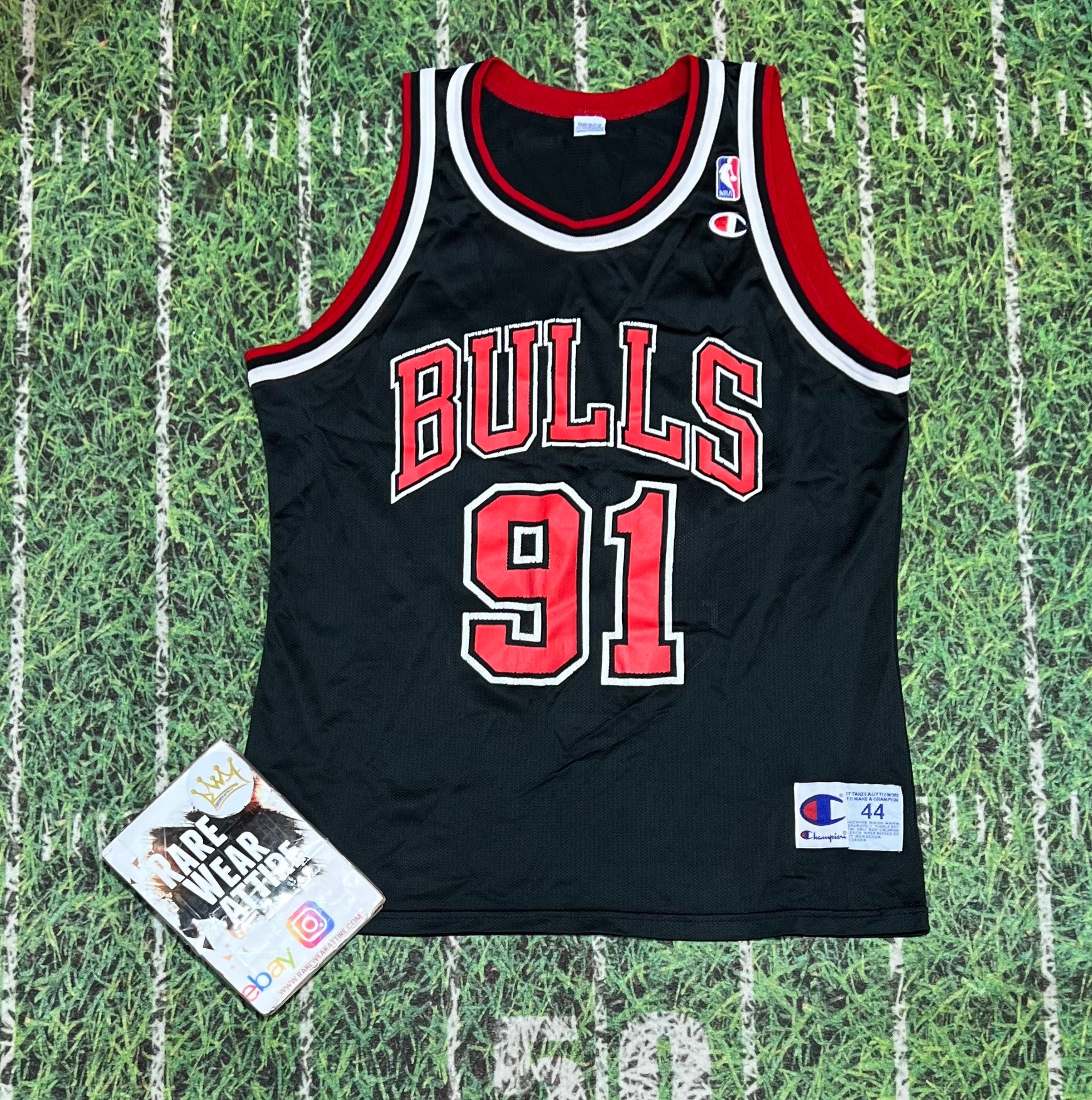 Champion Dennis Rodman Basketball Classic Sz 44 Chicago Bulls
