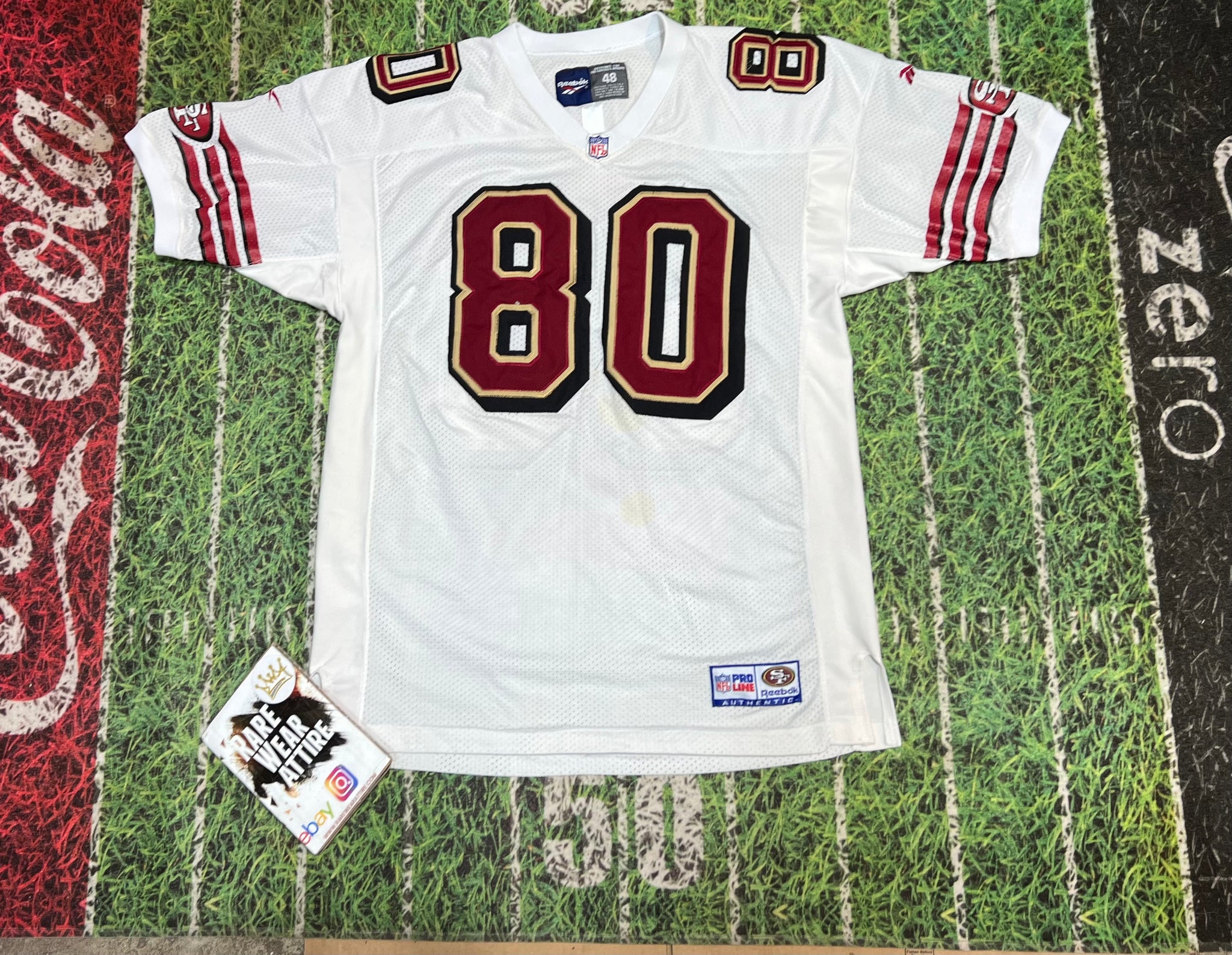 SOLD‼️Vintage San Francisco 49ers Jerry Rice Reebok Reversible Jersey 