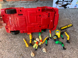 Tyco Incredible Crash Dummies Red Car W/ Dash  Missing 1 Wheel