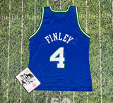 Vintage Michael Finley Dallas Mavericks NBA Champion Jersey basketball sz 44