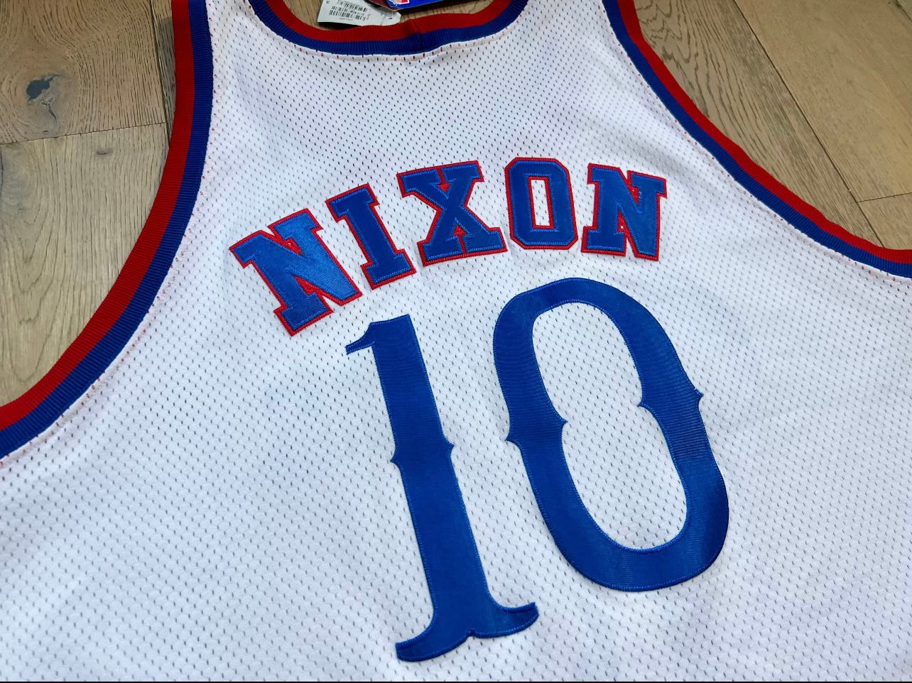 M & N Auth. '84-85 Norm Nixon #10 LA Clippers White Jersey