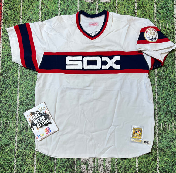1983 Mitchell & Ness Chicago White Sox Carlton Fisk Jersey 50th ASG Baseball Mlb