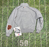 SF Giants MLB Majestic grey Cool Base starter Jacket s Baseball