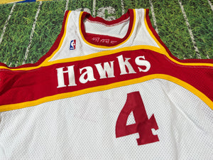 Spud Webb 1986 Atlanta Hawks NBA Basketball Mitchell & Ness Jersey Sz 52