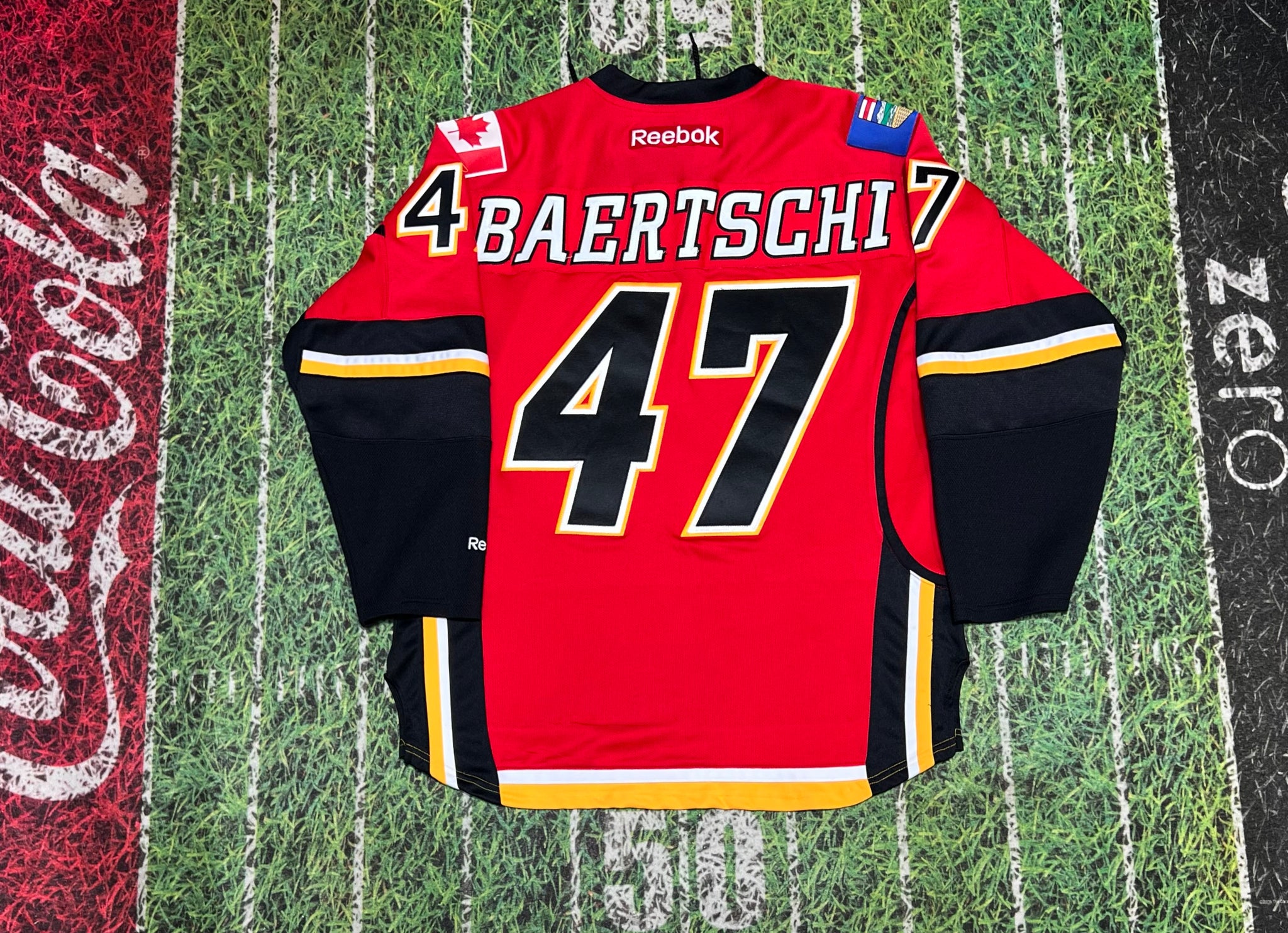 Calgary Flames Jersey Sven Baertschi #47 CCM Size Reebok NHL Hockey M –  Rare_Wear_Attire