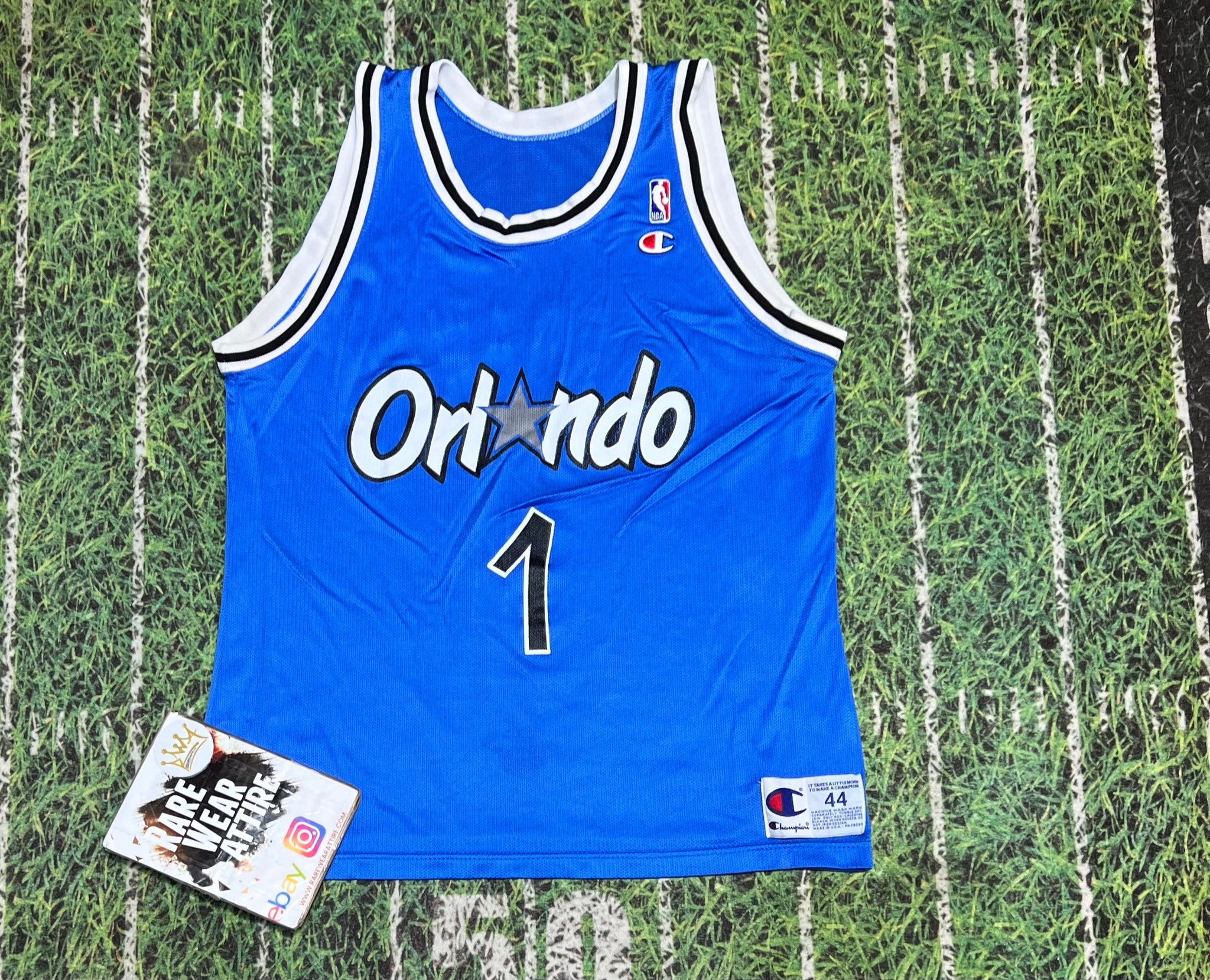 NBA_ Orlando''Magic''Retro Penny 1 Hardaway Basketball Jersey