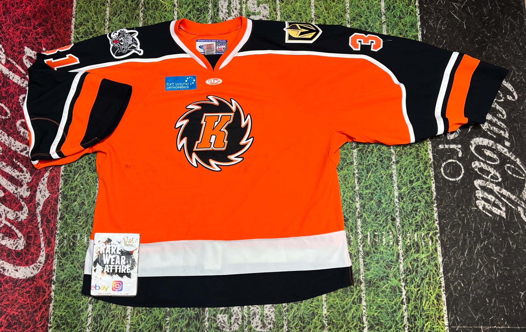 Fort Wayne Komets on X: SATURDAY: Win a game-worn jersey as we raffle off  the entire set of Orange Spaceman Jerseys! Raffle Tickets: 3 🎟 for $10 10  🎟for $20  / X
