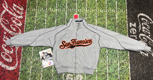 Men's Majestic Gray San Francisco Giants Official Fandom Cool Base