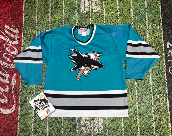 San Jose Sharks vintage CCM NHL Hockey Jersey Koho Sz L