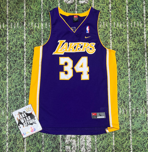 Basketball nike LOS ANGELES LAKERS  JERSEY SHAQUILLE O’NEAL SIZE L Nba Shaq