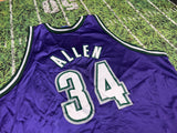 Champion Ray Allen Milwaukee Bucks NBA basketball Jersey Sz 44 giannis