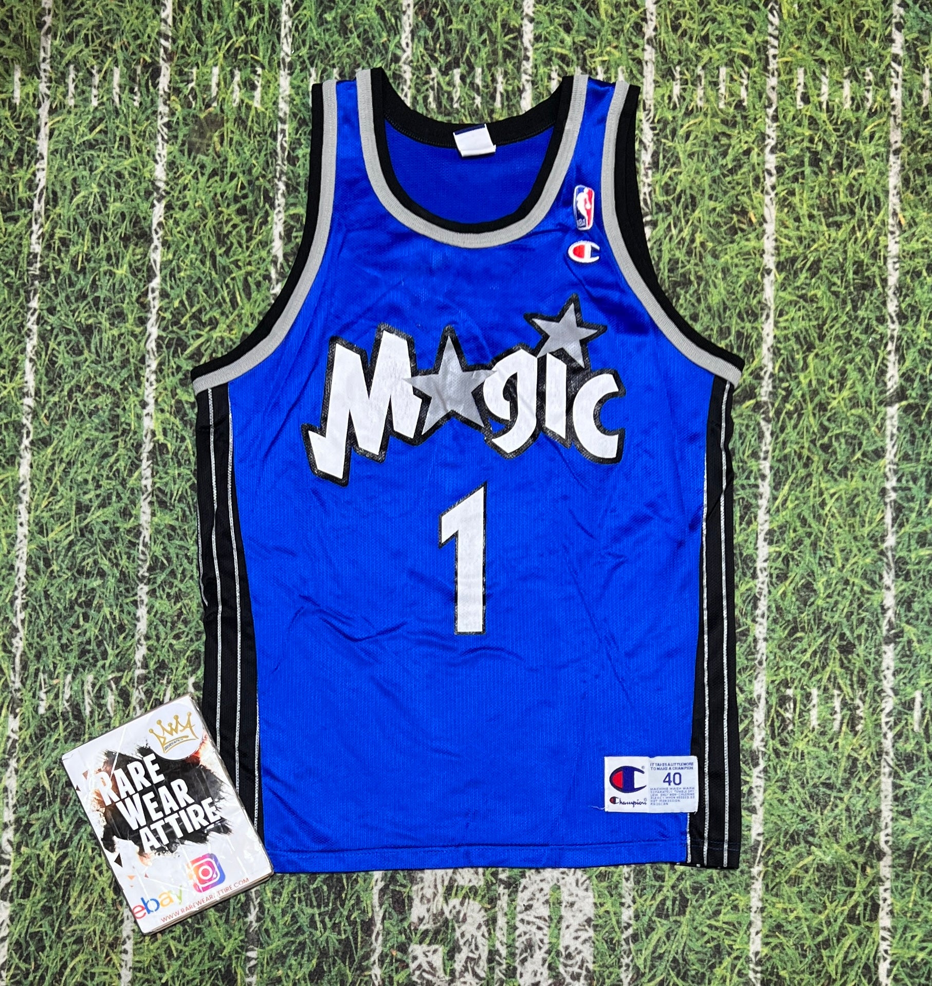NBA, Shirts, Penny Hardaway Blue Orlando Magic Throwback Jersey